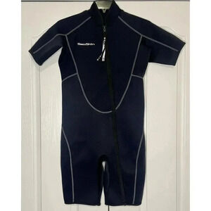 Sea Skin‎ Wetsuit Unisex Black Neoprene Size Adult Medium New Without Tags